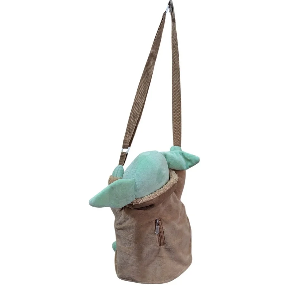 Star‎ Wars Grogu Plush purse The Child Mandalorian Green Brown 12 Inch Bag